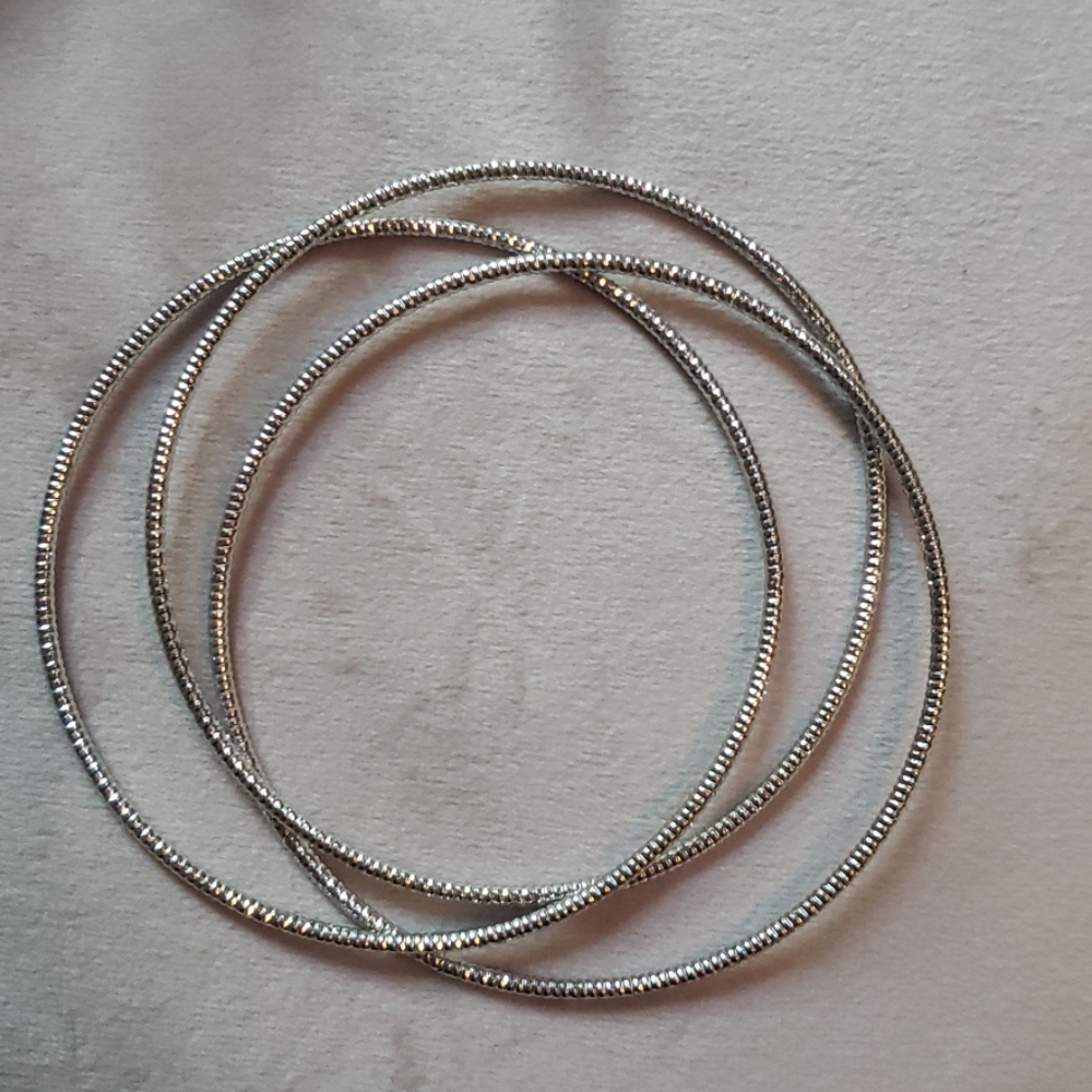 Interconnected Bangle Bracelets - image 1